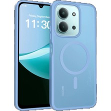 Butik Xiaomi Redmi 15C 4g Jota Magsafe Kapak - Açık MAVI-(5796)