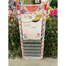 Özbience Çift Katlı Çamaşır Kurutmalığı Mandal Sepetli Hediye Seti