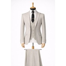 Classics Men Erkek Italyan Kesim Slim Fit Yelekli Takım Elbise - 7501