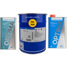 Akzonobel Parlak 2k Akrilik Sonkat Mix Boya 2 kg Uygulama Seti