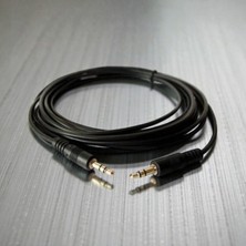 Hq Speed 3.5mm Stereo Aux Kablosu 1.5 Metre – Araç ve Hoparlör Uyumlu Ses Aktarım Kablosu (Erkek-Erkek )