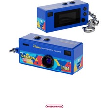 Roseandroses Retro Tasarım Mini Charm Video Foto Kamera