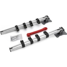 Özbience Dayanıklı Metal Çamaşır Askı Seti, Katlanabilir ve Makaralı Tasarım