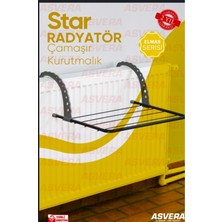 Özbience Star Radyatör Çamaşır Kurutmalık, Katlanabilir ve Pratik Kullanım