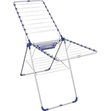 Özbience Gri Metal Mandal Sepetli Çamaşır Kurutmalık Askısı, Pratik ve Şık Tasarım