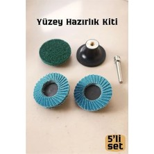Brf Bfs Profesyonel Yüzey Hazırlık Kiti: 50MM Zirkon Zımpara & Yüzey Disk Seti