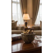 Montdekor El Yapımı Mermer Taşlı Küllük