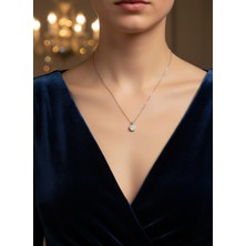Zarene Silver Mercan Işıltısı Kolye 925 Ayar Gümüş Kolye