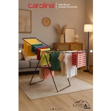 Özbience Şık Siyah 007 Kalın Borulu Çamaşır Kurutmalık, Dayanıklı ve Kullanışlı