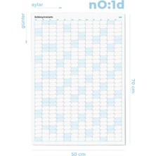 Bazen Defter Dikey 50X70CM Yıllık Planlayıcı Poster No:1