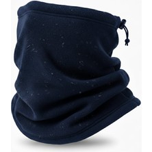 Beevos Çift Kat Unisex Kışlık Polar Atkı Bere Boyunluk Termal Boyun