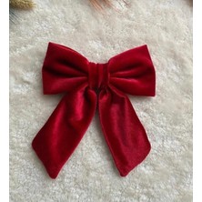 İnderin Inderin Kırmızı Kadife Otomatik Toka