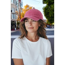 Eleven Markets Ithal Eskitme Model Yıkana Bilir Pembe Kot Şapka