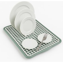Righton Süzmatik Bulaşık Süzme Tepsisi 44X35 cm - Izgaralı Kurutma Standı - Mutfak Düzenleyici