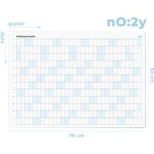 Bazen Defter Yatay 50X70CM Yıllık Planlayıcı Poster No:2