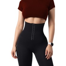 Elilom Agraflı Korse Tayt - Yüksek Bel, Karın ve Bacak Toparlayıcı, Incelten ve Şekillendirici Etkili -Bixi