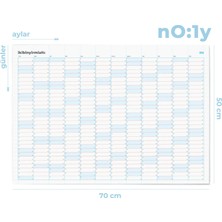 Bazen Defter Yatay 50X70CM Yıllık Planlayıcı Poster No:1