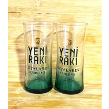 Sanat Taciri 2 Adet Ustaların Karışımı Yeni Rakı Bardağı