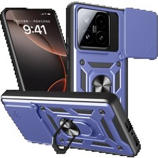 Butik Xiaomi Mi 15T Pars Lens Yüzüklü Silikon - LACIVERT-(5796)