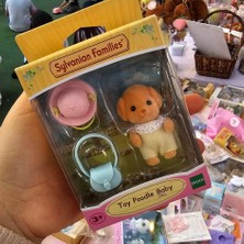 Toyfest Sylvanian Families Toy Poodle Baby Figür Şapka ve Çanta Seti Koleksiyon Oyuncak