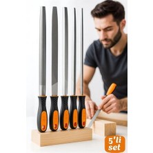Butik 5’li Profesyonel El Eğesi ve Törpü Seti - Ahşap Törpüsü - Ağaç Törpüsü Endüstriyel Karbon Çelik
