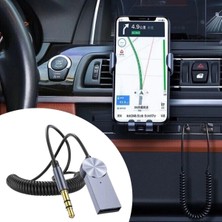 Araba Için Bluetooth Aux Alıcısı Wireless Araç Kiti