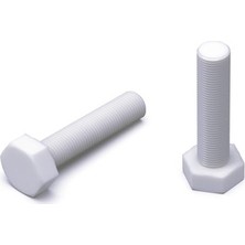 Shaco Design M6X10 Altıköşe Başlı Plastik Civata