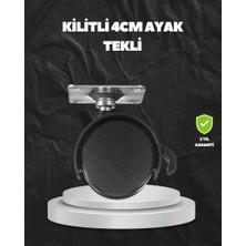 Zero Land Techmrt Kilitli 4 cm Evrensel Tekerlek Ayak Tek Adet