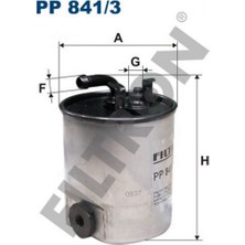 Filtron Mtxdpn Yakit Filtresi Mercedes-Benz Mercedes A (W168), Sprinter 208-216, Sprinter 308-316, Sprinter 408-416, V (638/2), Vaneo (W414)