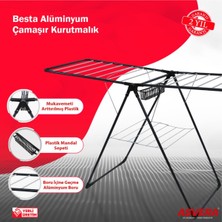 Özbience Dayanıklı Alüminyum Çamaşır Kurutmalık, Pratik ve Şık Tasarım