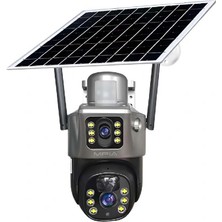 BT Teknik 3 Mp + 3 Mp Çift Lens Solar Tf Kart Girişli 4g Kamera