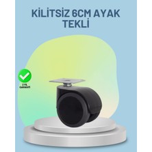 Zero Land Techmrt Mobilya Tekerleği 6 cm Kilitsiz Tekli Satış