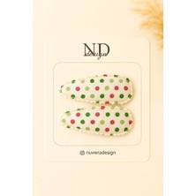 Nuviera Design Yılbaşı Koleksiyonu Çıtçıt Tokalar 2’li Set - 2