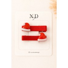 Nuviera Design Yılbaşı Koleksiyonu Klips Tokalar 2’li Set - 5