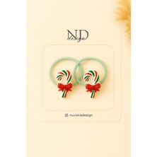 Nuviera Design Yılbaşı Mini Koleksiyonu Lastik Tokalar 2’li Set - 10