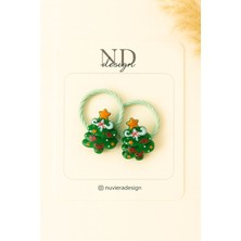 Nuviera Design Yılbaşı Mini Koleksiyonu Lastik Tokalar 2’li Set - 8