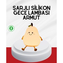 Datatek USB Şarjlı Armut Gece Lambası Dokunmatik Renk Değişimli