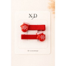 Nuviera Design Yılbaşı Koleksiyonu Klips Tokalar 2’li Set - 2