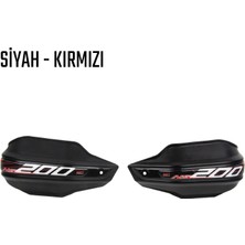 GP Bajaj Pulsar 200 NS Elcik Koruma Takımı Siyah Kırmızı