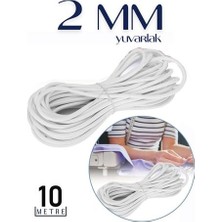 Fantastik Store Turk Bel Paça Giysi Lastiği 2 mm 10 mt