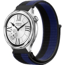 MMP Shop  Xiaomi Watch S4 / S3 / S2 / S2 Pro / S1 Active / S1 Uyumlu Hasır Örgü Spor Cırtlı Kordon