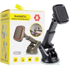 Elsah Araç Telefon Tutucu, Saglam Magnet,mıknatıslı & Vantuzlu Tutucu