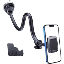 Elsah Magnet Oto Telefon Tutucu 6mıknatıs, Güçlü Vantuzlu Tutucu