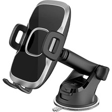 Elsah Araç Telefon Tutucu Torpido Teleskopik Saglam Vantuzlu Dönen Tutucu