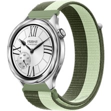 MMP Shop  Xiaomi Watch S4 / S3 / S2 / S2 Pro / S1 Active / S1 Uyumlu Hasır Örgü Spor Cırtlı Kordon