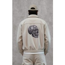 Czmd Raw Skull Bone Denim Ceket