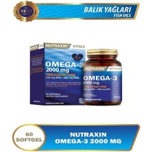 Nutraxin Omega 3 2000 Mg 60 Kapsül