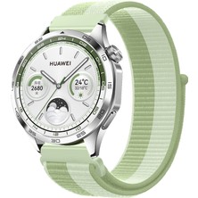 MMP Shop Huawei Watch Gt4 / Gt5 / Gt5 Pro / Gt6 / Gt6 Pro 46MM Uyumlu Hasır Örgü Spor Cırtlı Kordon