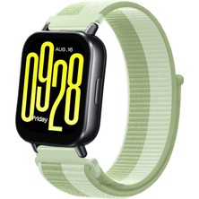 MMP Shop Xiaomi Watch 5 Acitve / Redmi Watch 5 Lite Uyumlu Hasır Örgü Spor Cırtlı Kordon