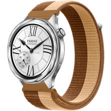 MMP Shop  Xiaomi Watch S4 / S3 / S2 / S2 Pro / S1 Active / S1 Uyumlu Hasır Örgü Spor Cırtlı Kordon